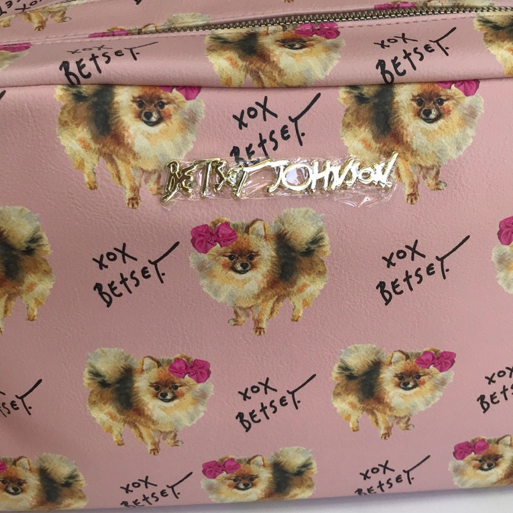 NWT Betsey Johnson Double Zip Travel Bag - Picture 2 of 8